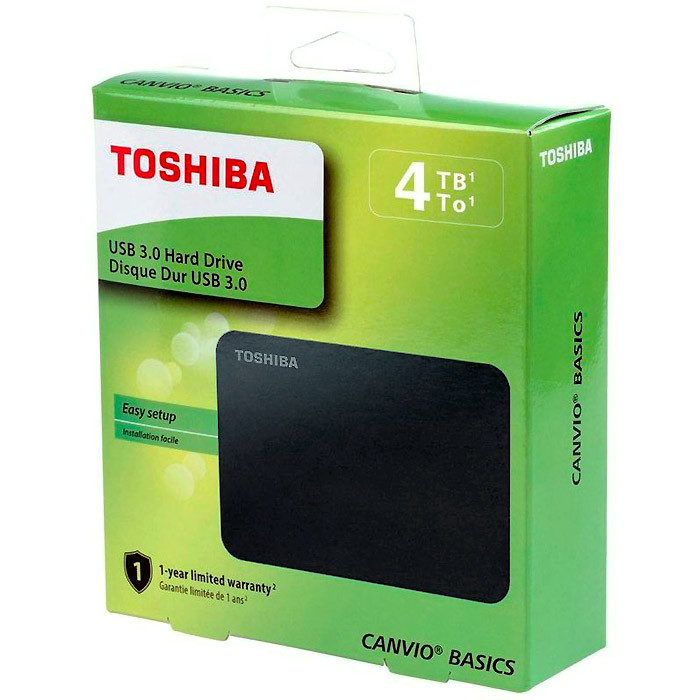 Interprete Insustituible ponerse nervioso Disco Externo Toshiba Canvio Basics 4TB/ 2.5"/ USB 3.0 | El Ocio Virtual