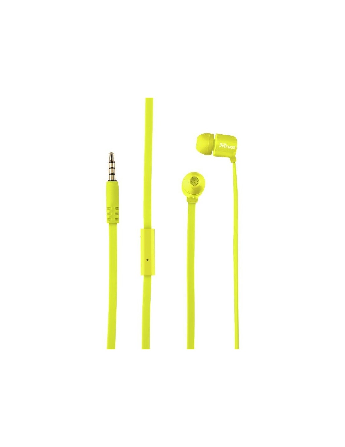 Auriculares Intrauditivos Trust Duga 22108 con Micrófono Jack 3.5  Neón