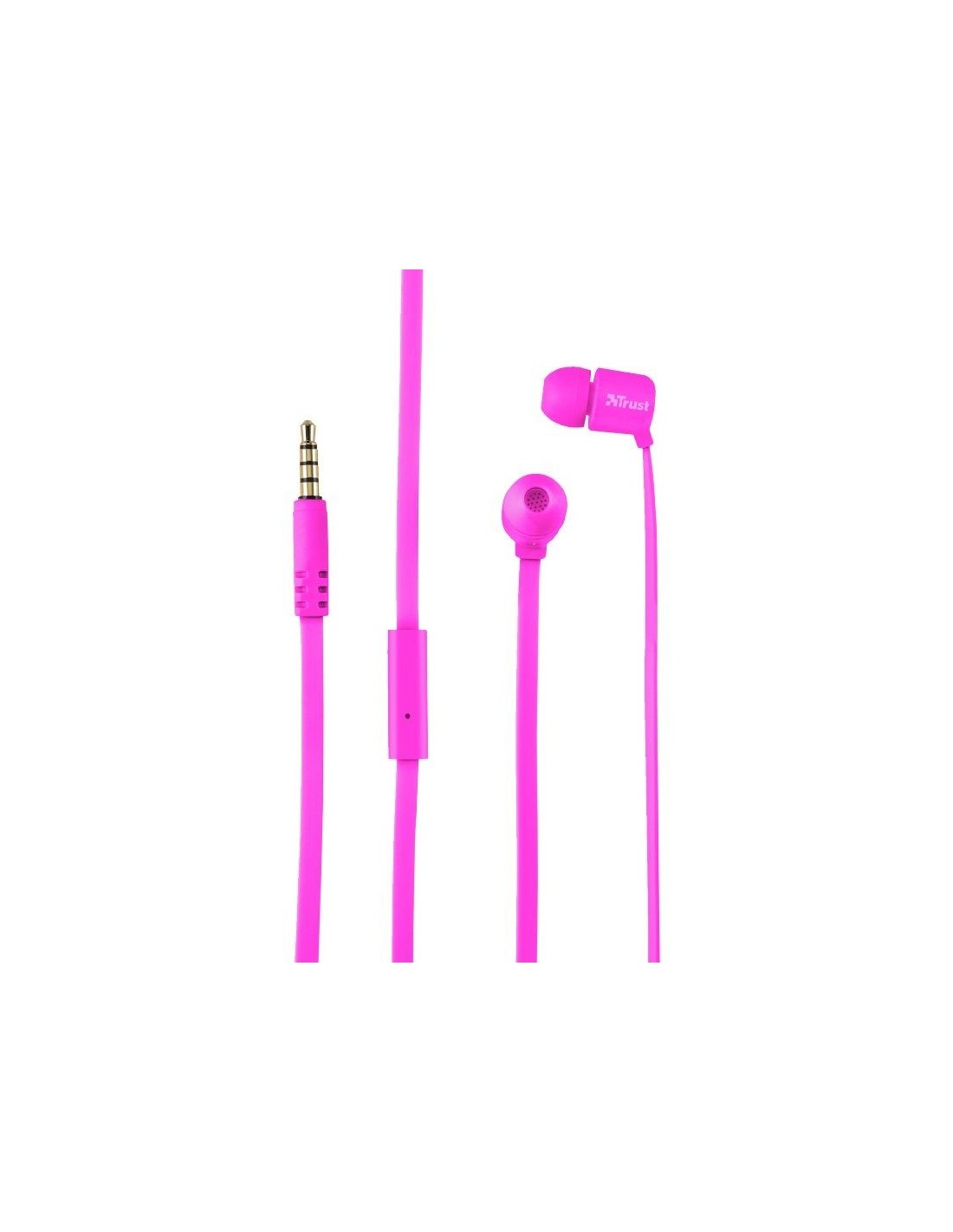 Auriculares Intrauditivos Trust Duga 22108 con Micrófono Jack 3.5  Neón