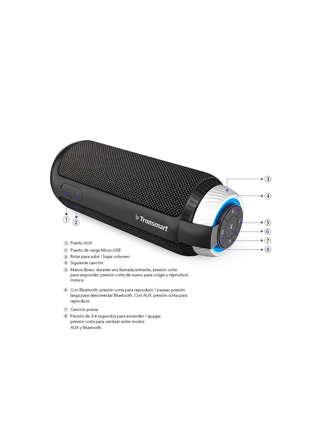 Tronsmart Element T6 25W Bluetooth 4.1 - Altavoz Bluetooth