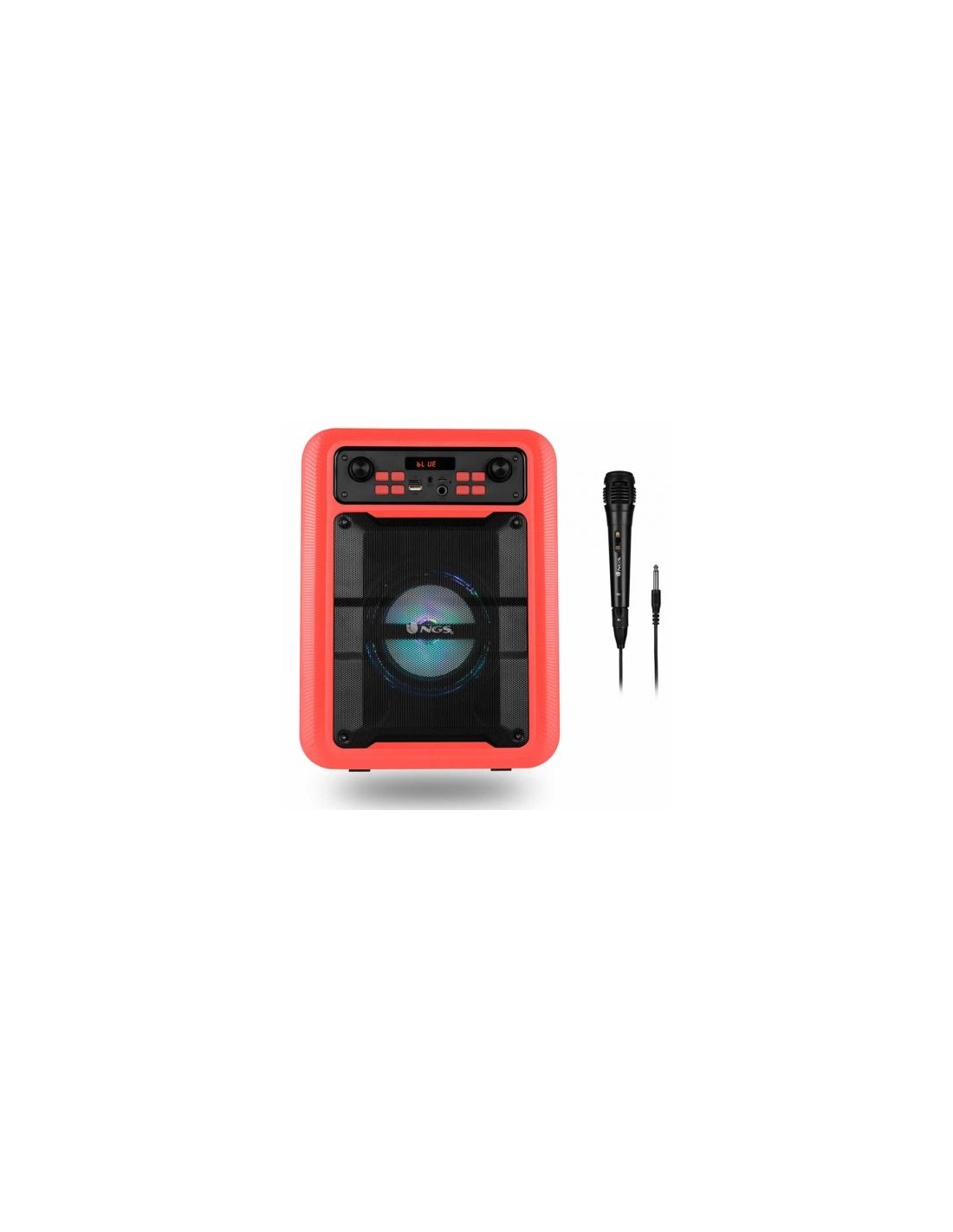 Altavoz karaoke con Bluetooth NGS Roller Lingo/ 20W