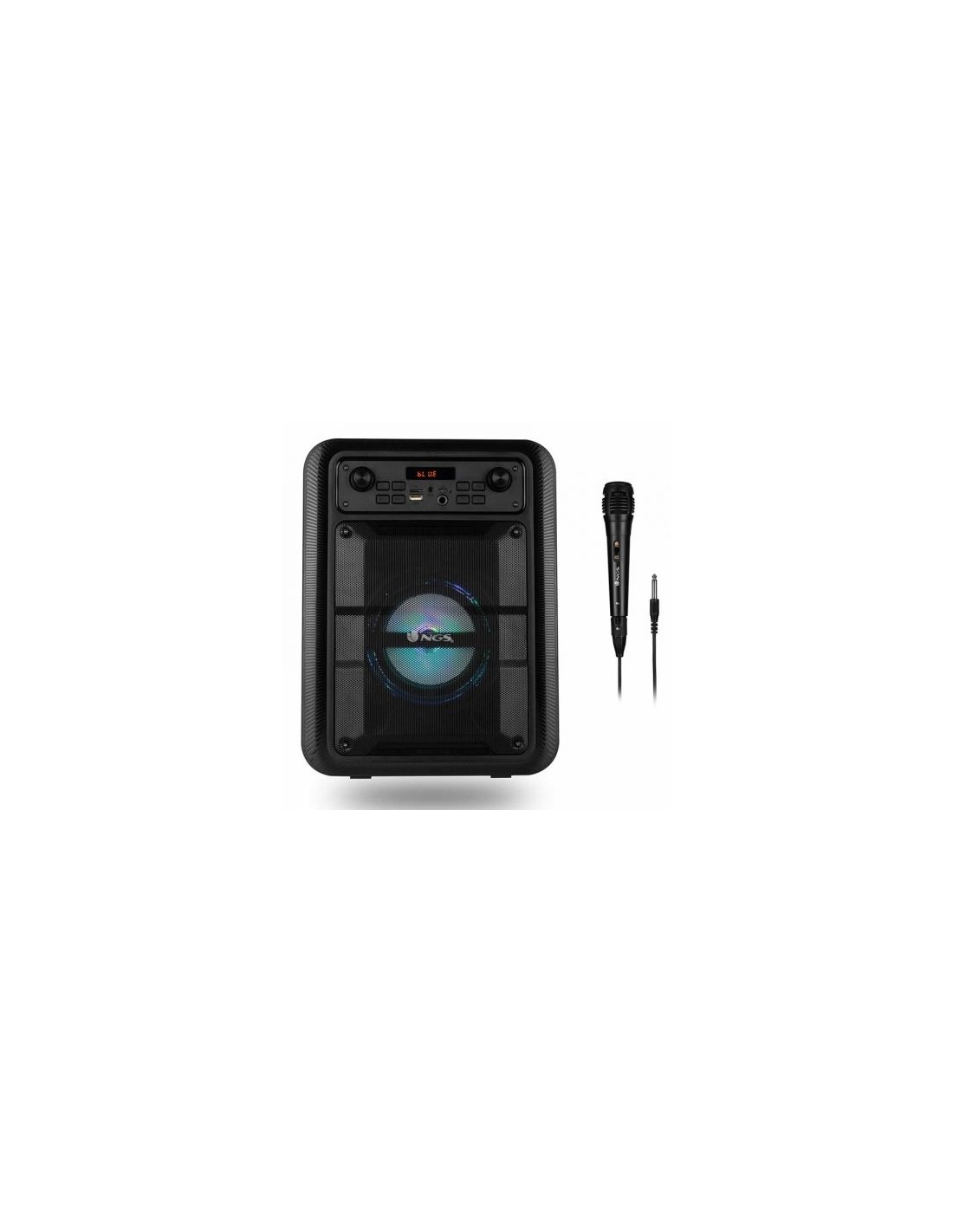 Altavoz karaoke con Bluetooth NGS Roller Lingo/ 20W