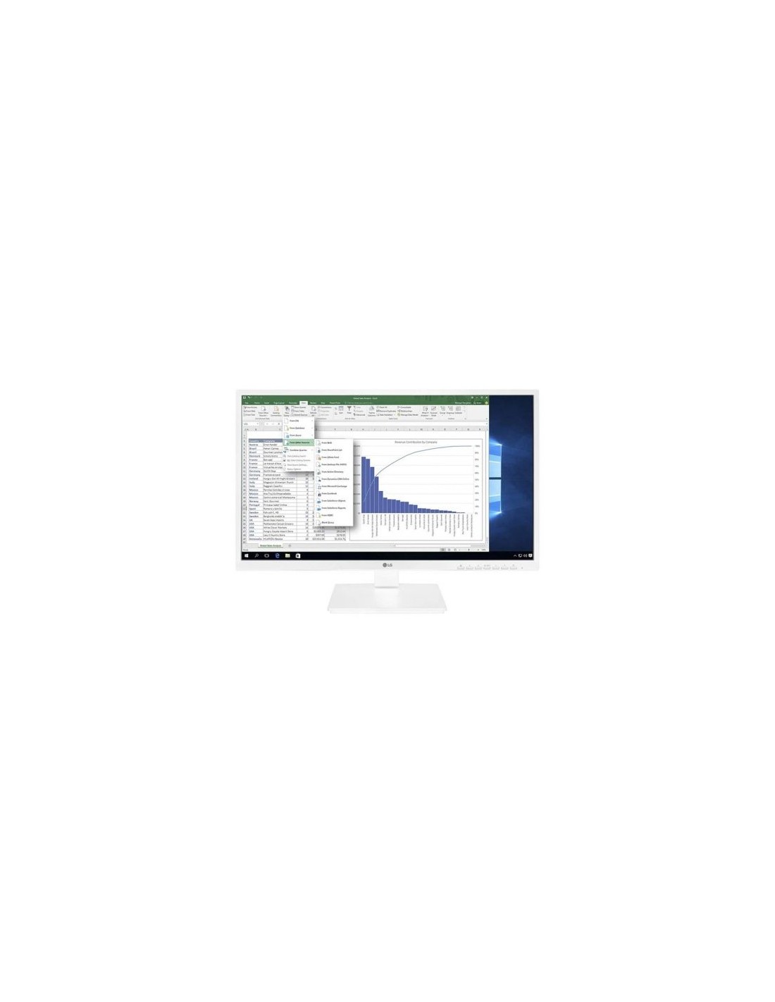 Monitor Profesional LG 24BK550Y-W 24 Full HD Multimedia