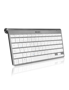 Teclado Compacto Inalámbrico por Bluetooth Subblim Pure Compact/ Plata