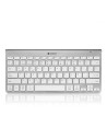 Teclado Compacto Inalámbrico por Bluetooth Subblim Pure Compact/ Plata