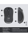Teclado + Ratón Inalámbricos Logitech Silent Touch MK295/ Grafito