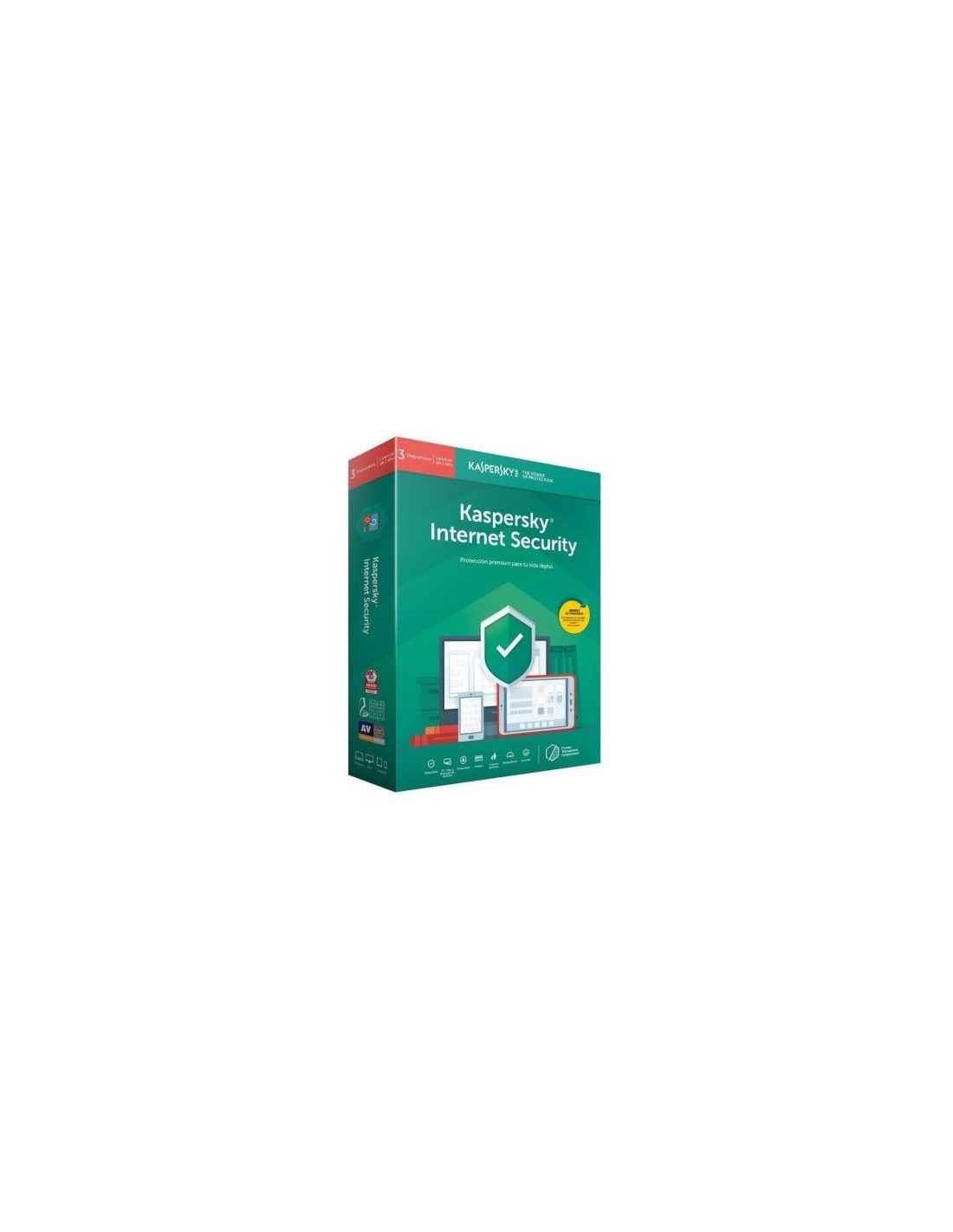 Antivirus Kaspersky Internet Security 2020 3 Dispositivos 1 Año