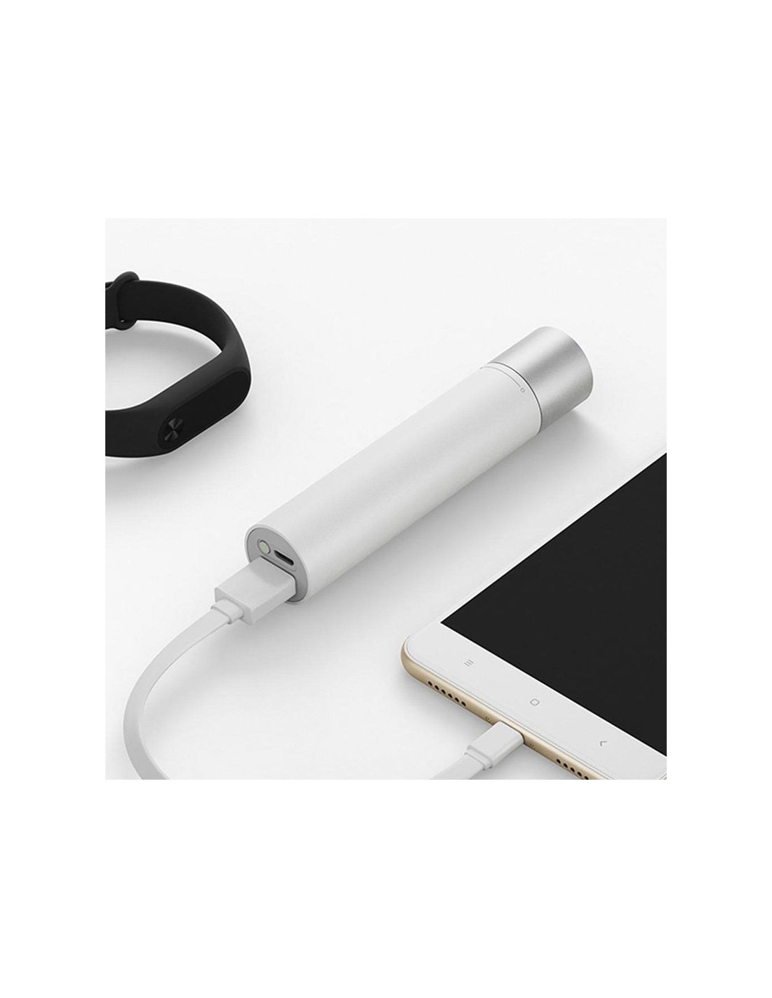 Powerbank 3250mAh Xiaomi Mi Powerbank Flashlight Blanca