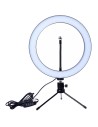 Set de Grabación Anillo LED Regulable 26cm + Mini Trípode con Soporte Smartphone