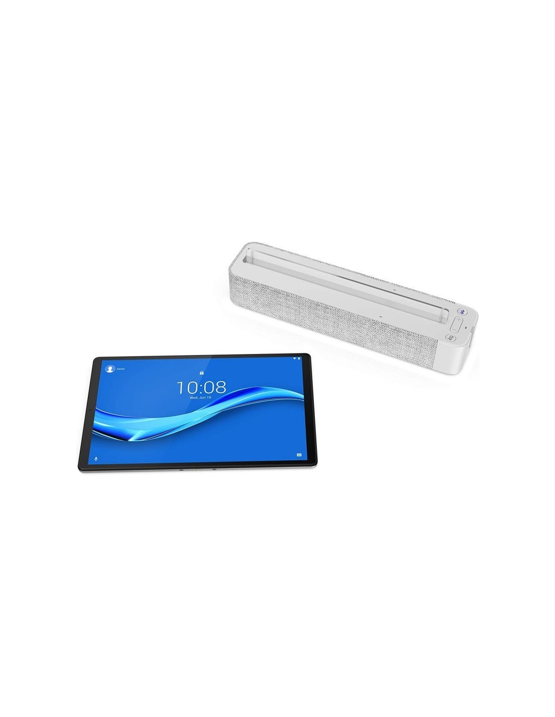 Tablet Lenovo Tab M10 HD (2nd Gen) 10.1"/ 4GB/ 64GB/ Gris Platino/ Incluye Smart Dock