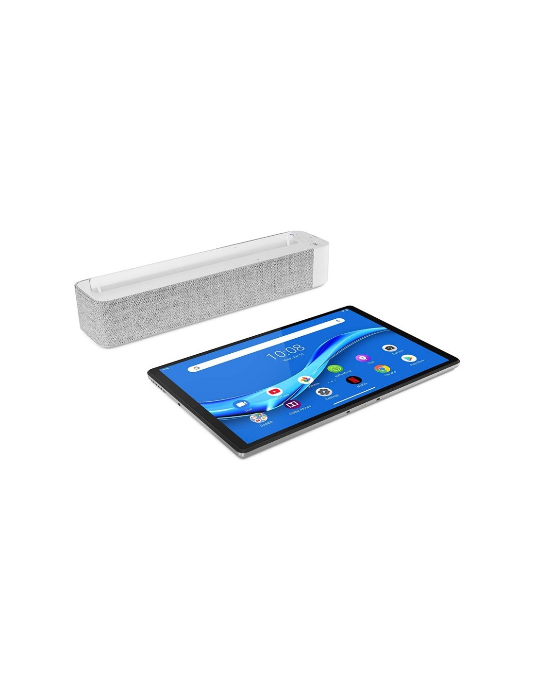 Tablet Lenovo Tab M10 HD (2nd Gen) 10.1"/ 4GB/ 64GB/ Gris Platino/ Incluye Smart Dock