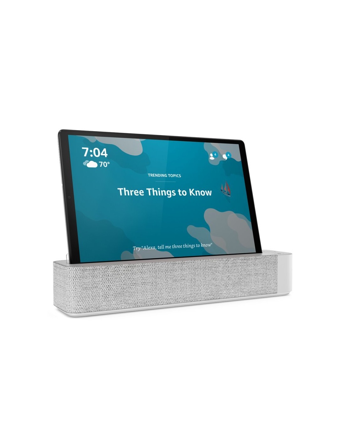 Tablet Lenovo Tab M10 HD (2nd Gen) 10.1"/ 4GB/ 64GB/ Gris Platino/ Incluye Smart Dock