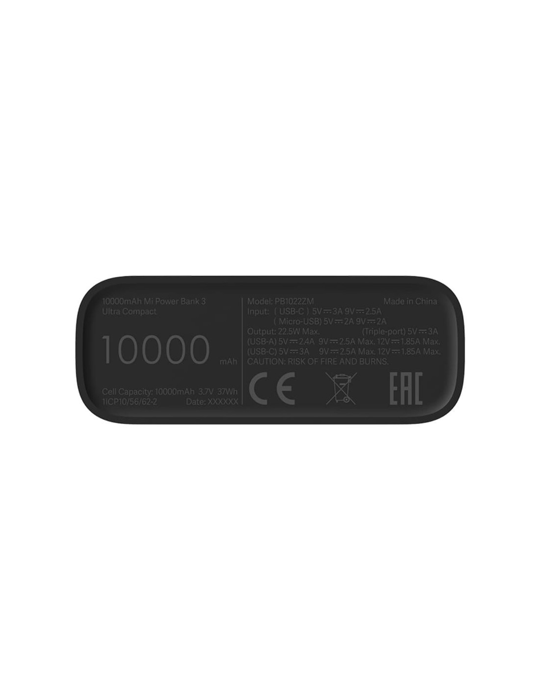 Xiaomi Power Bank 3 10.000 mAh Ultra Compact Negro