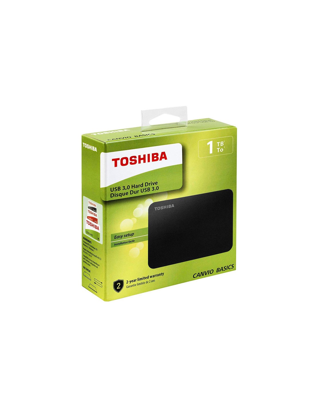 Disco Externo Toshiba Canvio Basics 1TB/ 2.5"/ USB 3.0
