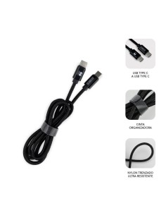 Cargador de Pared Subblim SUB-CHG-3WPD02/ USB + Cable USB Tipo-C/ 2.4A 2