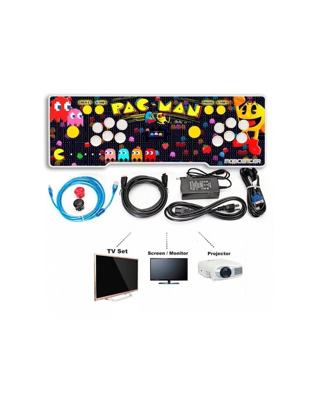 MAQUINA RECREATIVA PANDORA BOX 3D WIFI PACMAN CONSOLA ARCADE RETRO CON 12.000 JUEGOS