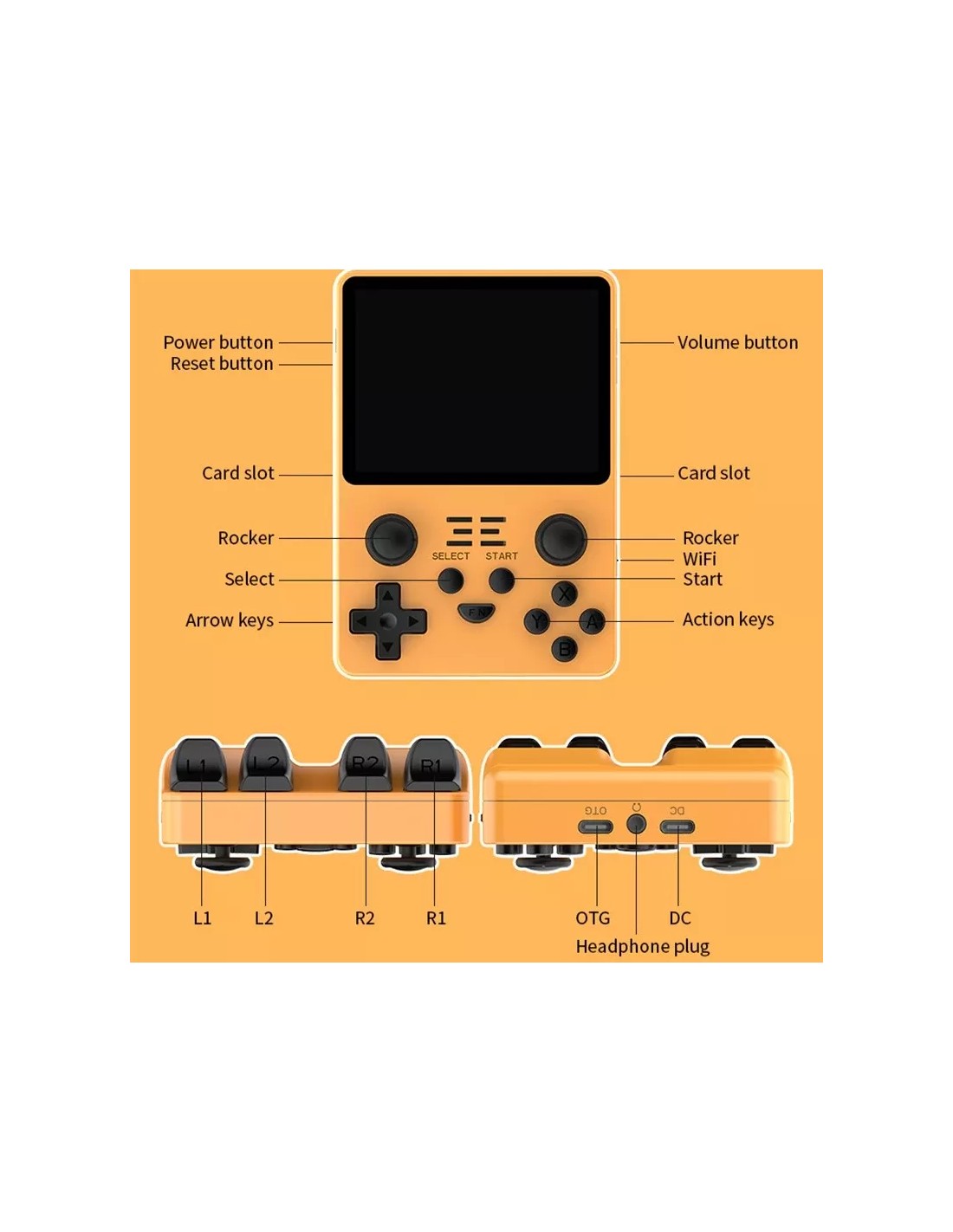 Consola Powkiddy RGB20S Arcade Retro