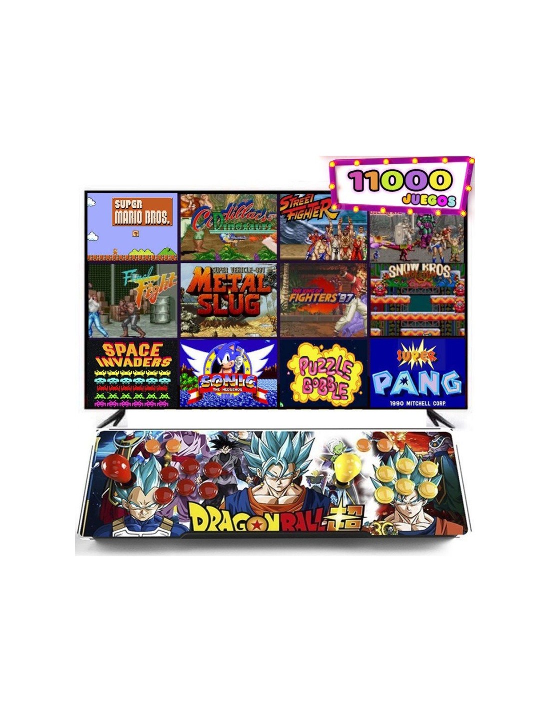 MAQUINA RECREATIVA PANDORA BOX DRAGON BALL Z CONSOLA ARCADE RETRO - 11000 JUEGOS