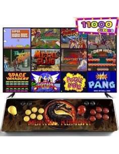 MAQUINA RECREATIVA PANDORA BOX MORTAL KOMBAT CONSOLA ARCADE RETRO - 11000 JUEGOS