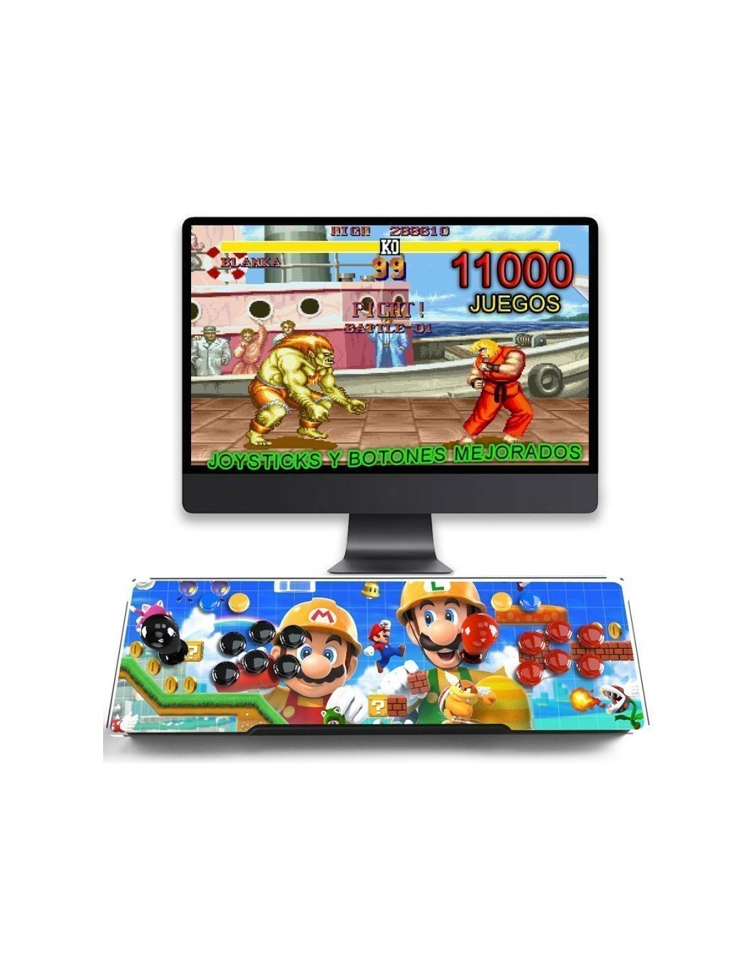 MAQUINA RECREATIVA PANDORA BOX SUPER MARIO CONSOLA ARCADE RETRO - 11000 JUEGOS