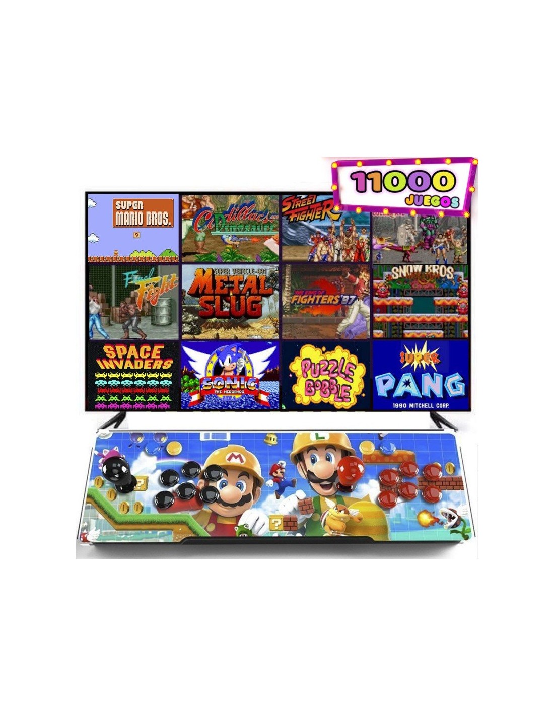 MAQUINA RECREATIVA PANDORA BOX SUPER MARIO CONSOLA ARCADE RETRO - 11000 JUEGOS