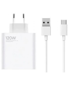 Cargador de Pared Xiaomi Charging Combo (Tipo-A)/ 1xUSB + Cable USB Tipo-C/ 120W
