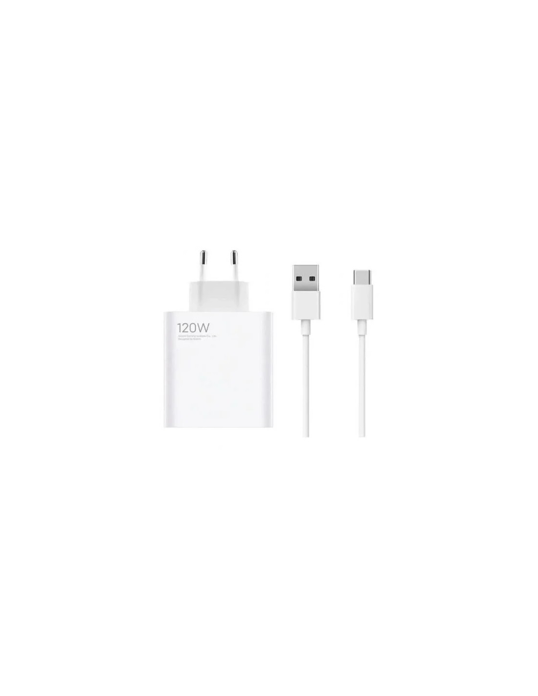 Cargador de Pared Xiaomi Charging Combo (Tipo-A)/ 1xUSB + Cable USB Tipo-C/ 120W