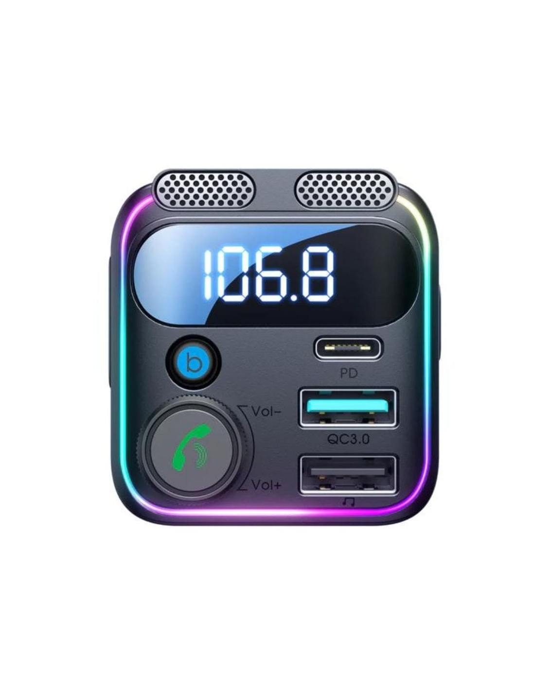 Joyroom JR-CL16 Transmisor de audio Bluetooth para Coche con Cargador 48W
