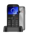 Teléfono Móvil Alcatel 2020/ Plata Metal