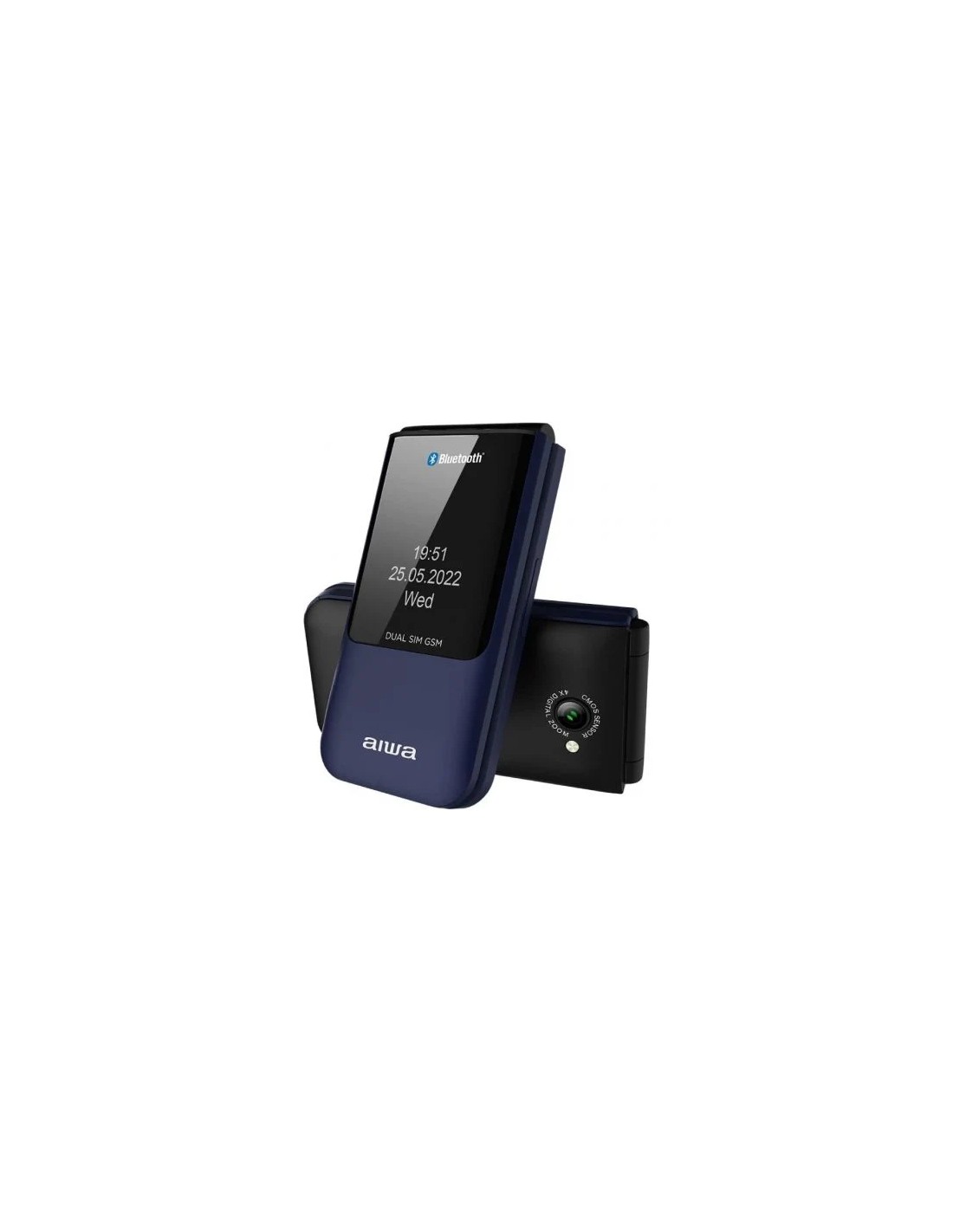 Teléfono Móvil Aiwa FP-24BK para Personas Mayores/ Negro