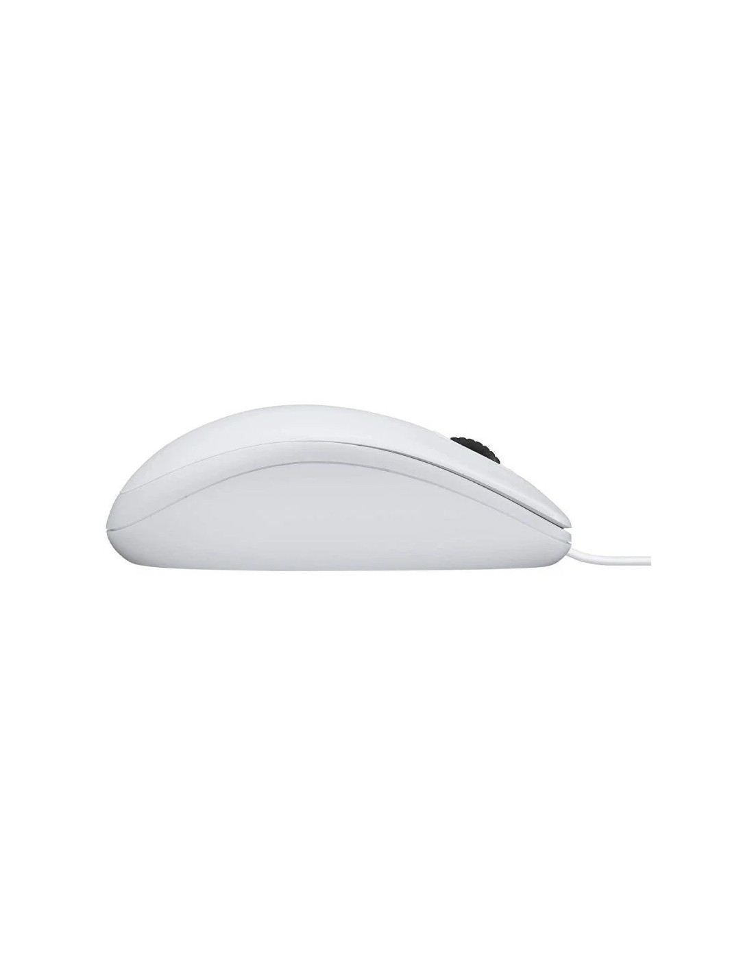 Ratón Logitech B100/ Hasta 800 DPI/ Blanco