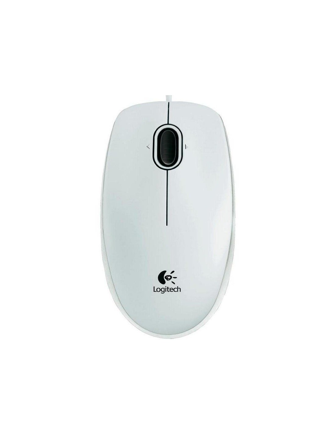 Ratón Logitech B100/ Hasta 800 DPI/ Blanco