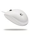 Ratón Logitech B100/ Hasta 800 DPI/ Blanco