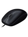 Ratón Logitech M100/ Hasta 1000 DPI/ Negro