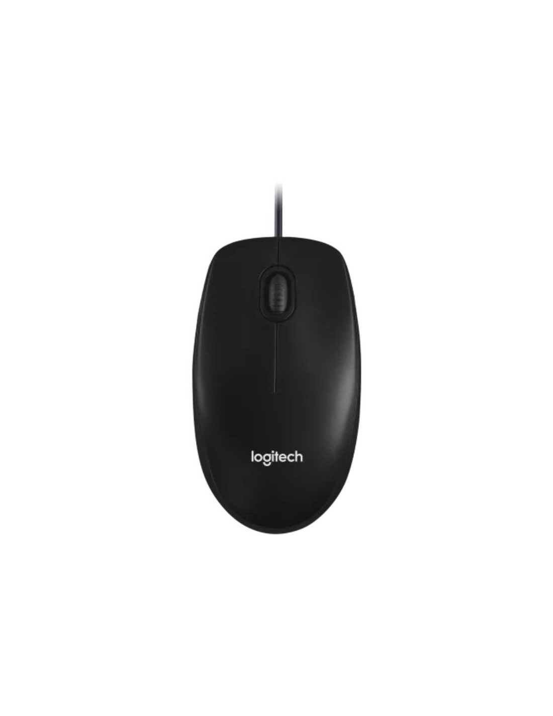 Ratón Logitech M100/ Hasta 1000 DPI/ Negro