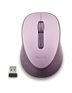 Ratón Inalámbrico NGS Dew Lilac/ Hasta 1600 DPI