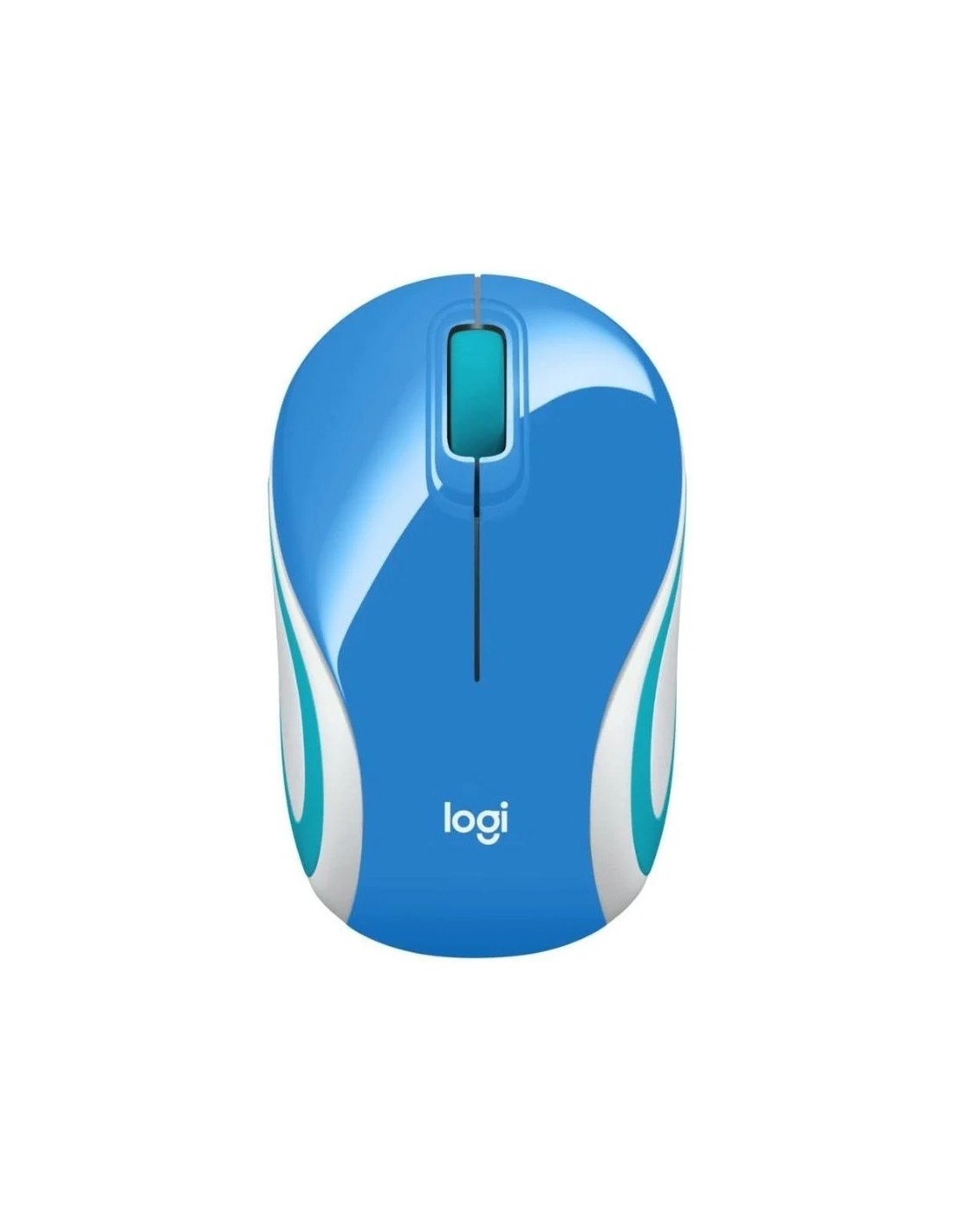 Ratón Mini Inalámbrico Logitech M187/ Hasta 1000 DPI
