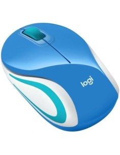Ratón Mini Inalámbrico Logitech M187/ Hasta 1000 DPI
