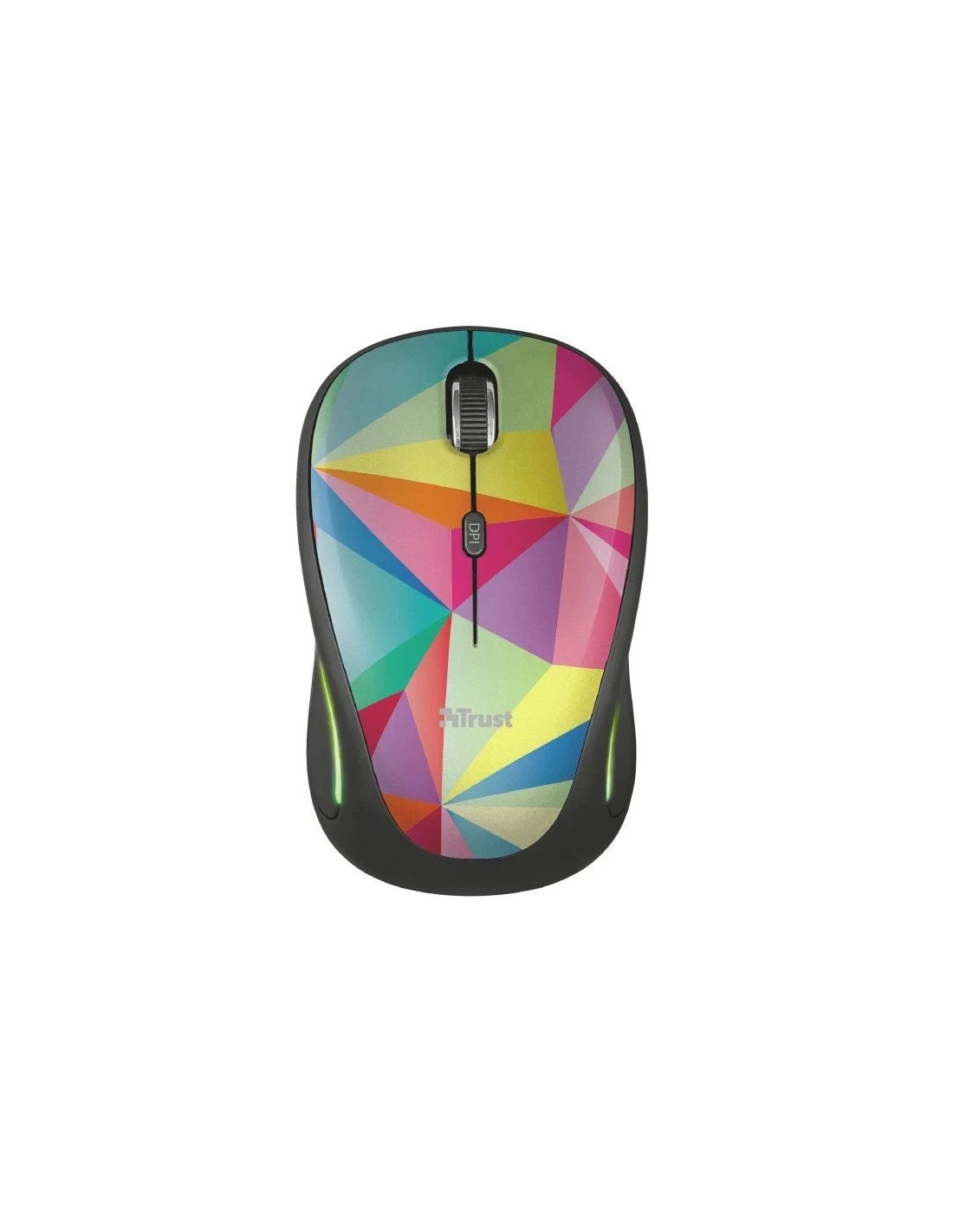 Ratón Mini Inalámbrico Trust Yvi FX/ Hasta 1600 DPI/ Multicolor
