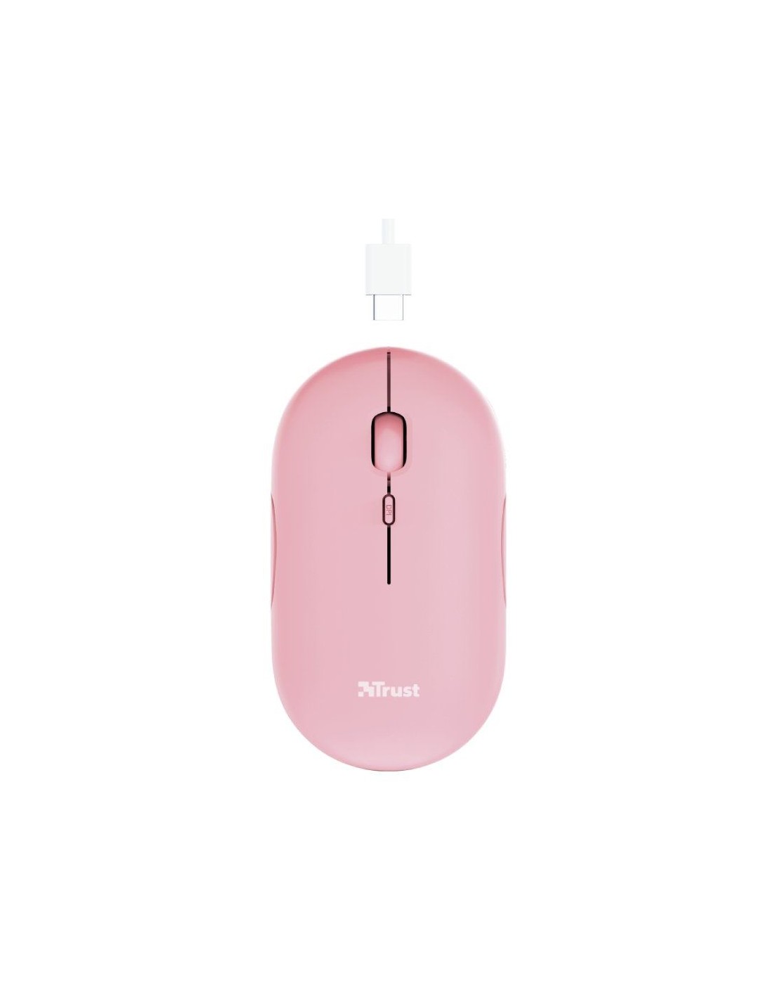 Ratón Inalámbrico por Bluetooth Trust Puck/ Batería recargable/ Hasta 1600 DPI