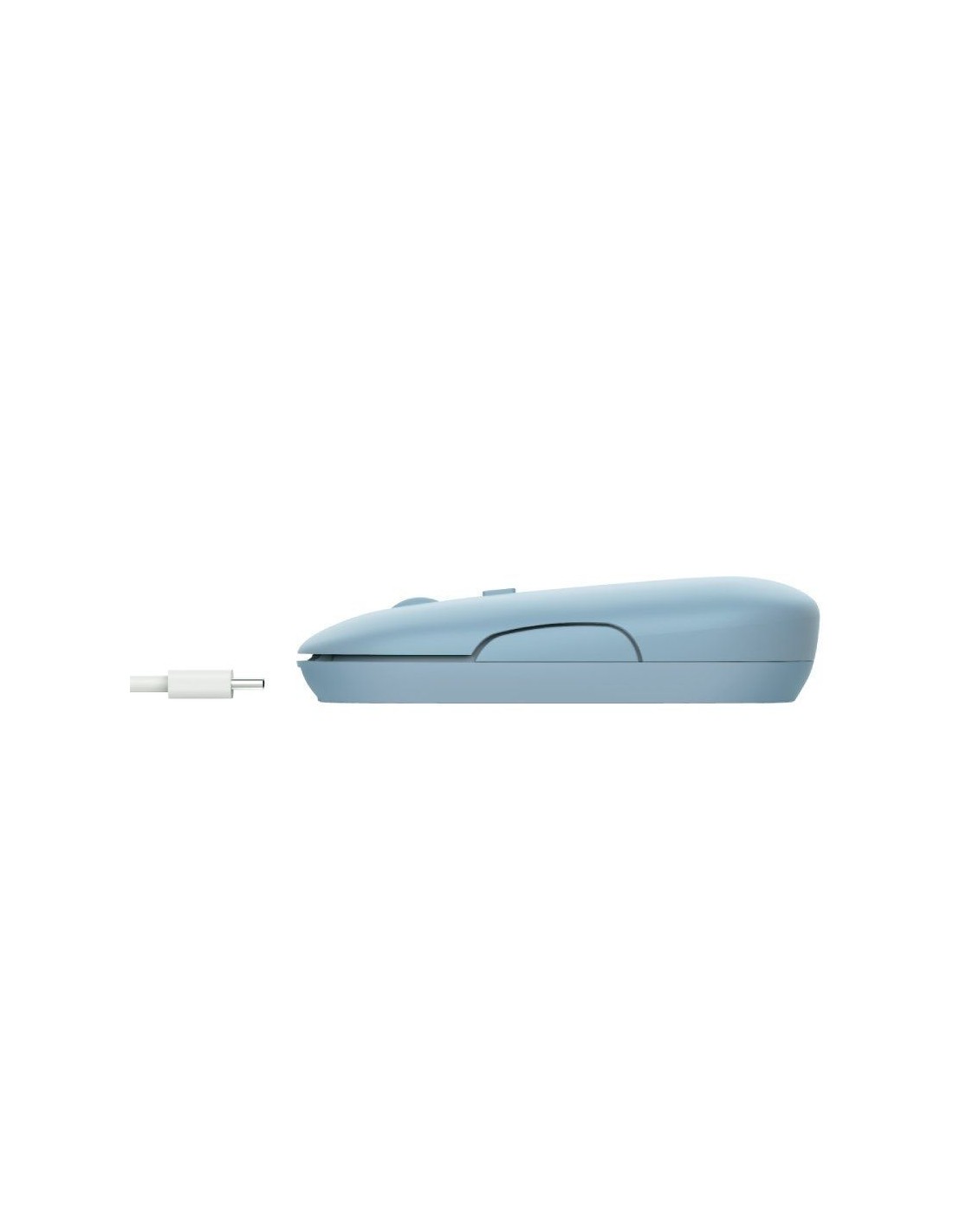 Ratón Inalámbrico por Bluetooth Trust Puck/ Batería recargable/ Hasta 1600 DPI