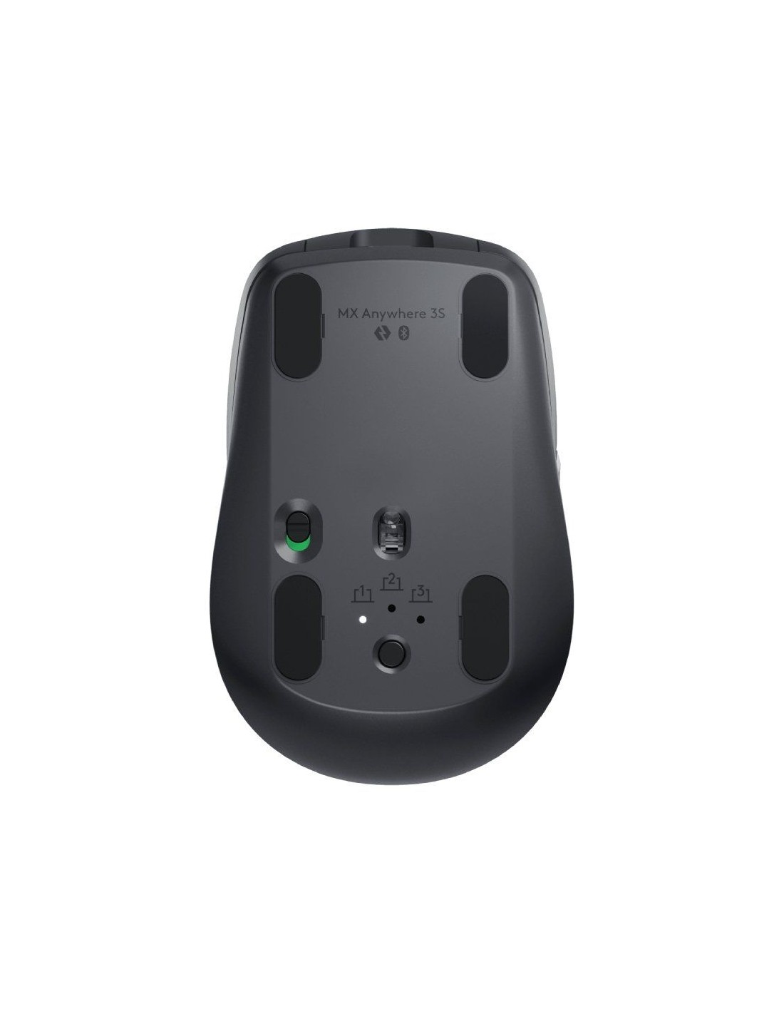 Ratón Inalámbrico por Bluetooth Logitech MX Anywhere 3S/ Batería recargable/ Hasta 8000 DPI/ Grafito