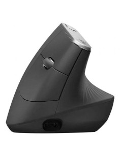 Ratón Ergonómico Inalámbrico por Bluetooth Logitech Vertical MX/ Batería recargable/ Hasta 4000 DPI