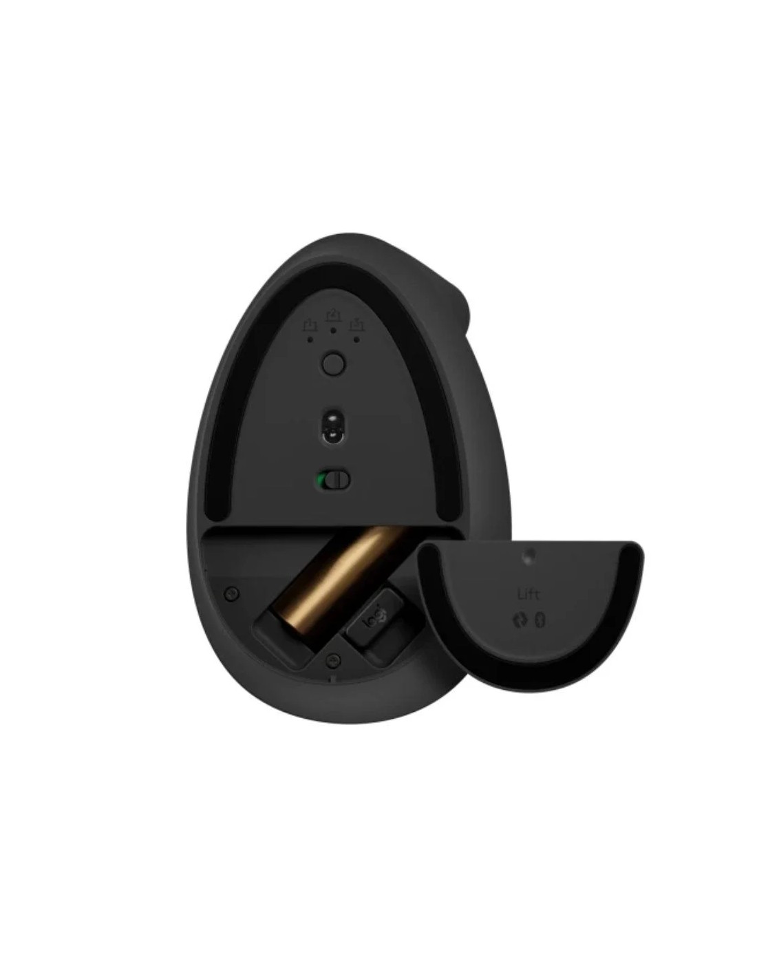 Ratón Ergonómico Inalámbrico por Bluetooth/ 2.4GHz Logitech Lift Vertical Ergonomic Mouse/ Hasta 4000 DPI/ Grafito