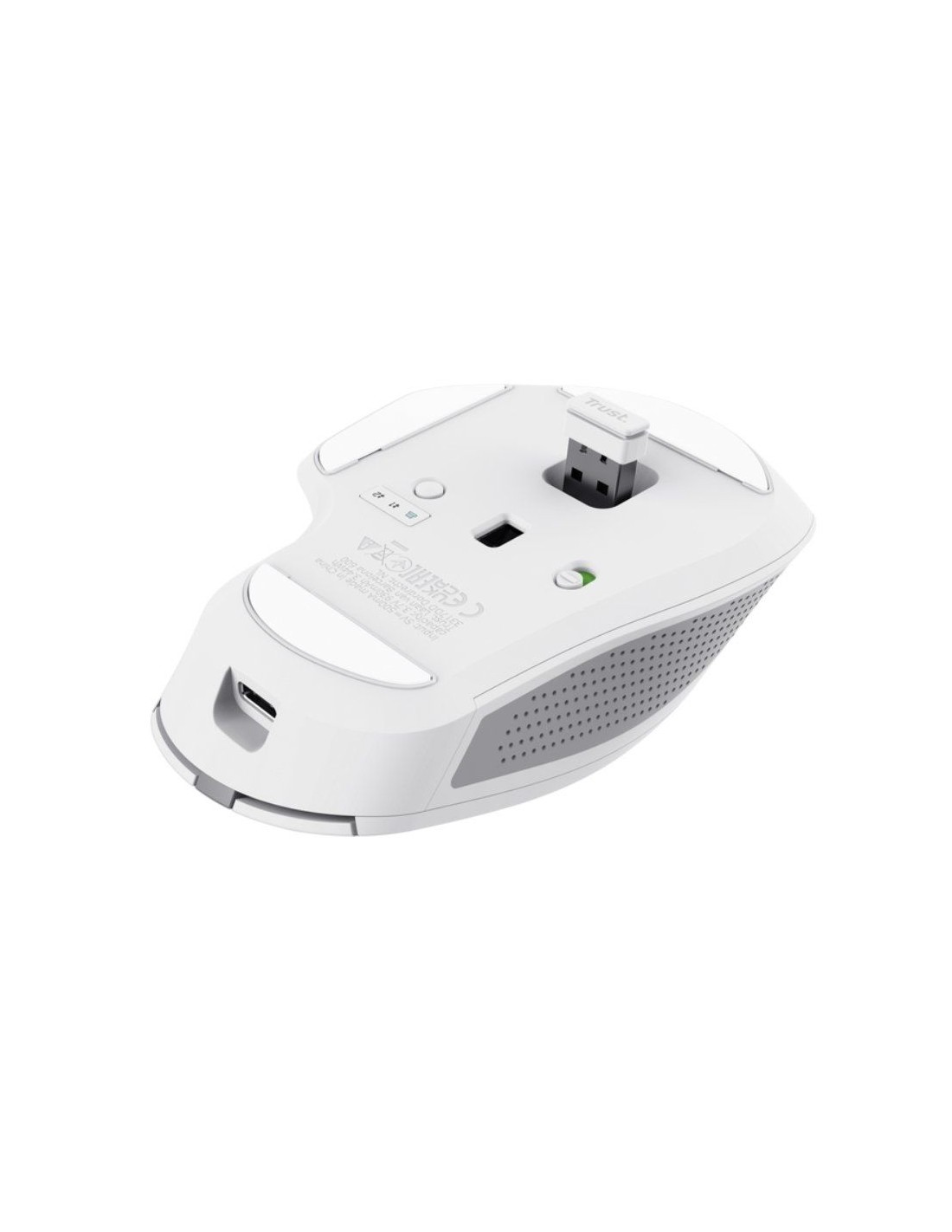 Ratón Inalámbrico por Bluetooth Trust Ozaa+/ Batería recargable/ Hasta 3200 DPI