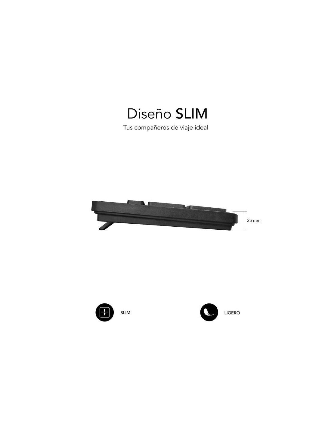 Teclado Subblim Business Slim Silencioso