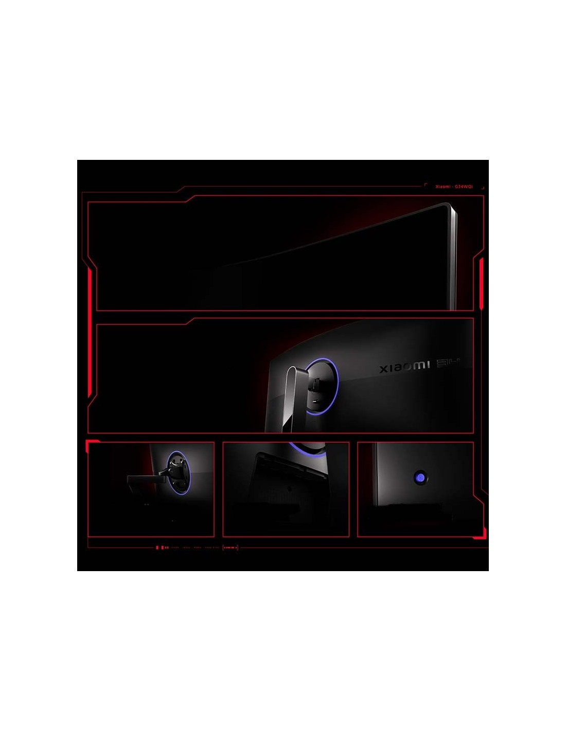 Xiaomi Curved Gaming Monitor G34WQi 34" WQHD 180Hz 1ms MPRT RGB