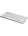 Teclado Compacto Inalámbrico por Bluetooth Trust 24654/ Plata