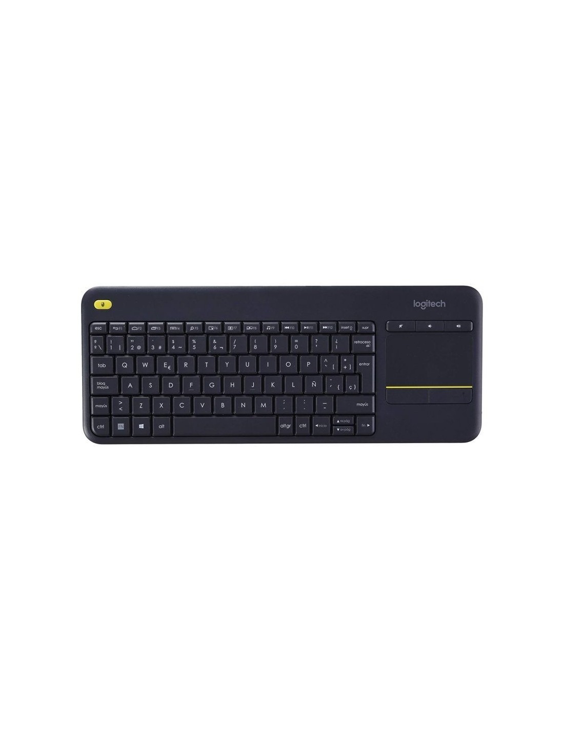 Teclado para Smart TV Logitech Wireless Touch K400 Plus