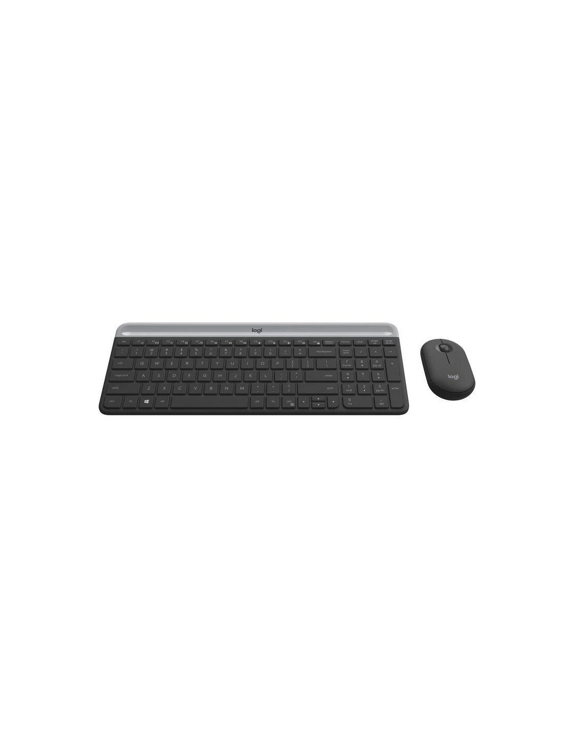 Teclado y Ratón Inalámbricos Logitech Slim Combo MK470